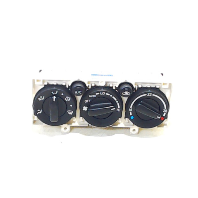 Heater control panel Toyota Avensis Wagon (T25/B1E) (2003 - 2008) Combi 2.0 16V D-4D (1CD-FTV)