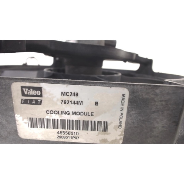 Cooling fan motor Fiat Seicento (187) (1998 - 2010) Hatchback 1.1 S,SX,Sporting,Hobby,Young (187.A.1000)