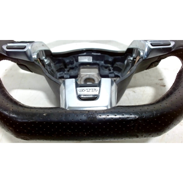 Steering wheel Volkswagen Golf VI (5K1) (2009 - 2012) Hatchback 2.0 TDI 16V (CBBB(Euro 5))