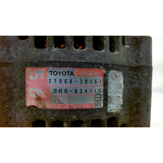 Alternator Toyota HiAce II (2006 - present) Van 2.5 D4-D 95 (2KD-FTV)