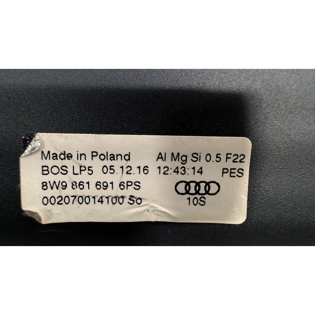 Luggage net / rack Audi A4 Avant (B9) (2015 - 2018) Combi 2.0 TDI Ultra 16V (DEUA)
