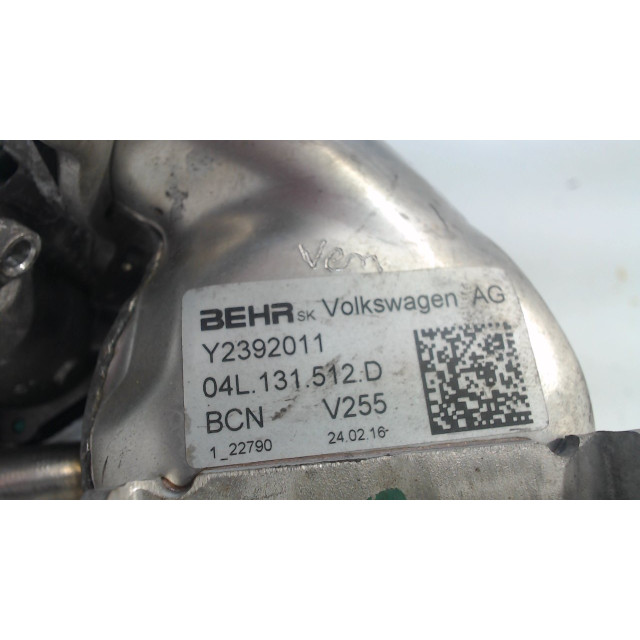 Cooler for exhaust recuperation Volkswagen Golf VII Variant (AUVV) (2013 - 2020) Combi 1.6 TDI BlueMotion 16V (CXXB)