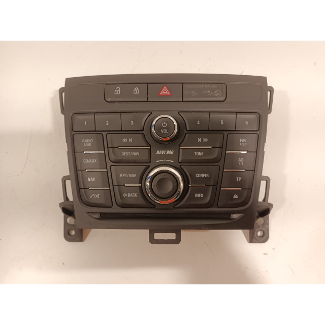 Multimedia control panel Vauxhall / Opel Zafira Tourer (P12) (2011 - 2016) MPV 1.4 Turbo 16V EcoFLEX (A14NET(Euro 5))