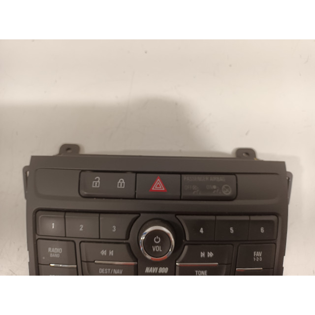 Multimedia control panel Vauxhall / Opel Zafira Tourer (P12) (2011 - 2016) MPV 1.4 Turbo 16V EcoFLEX (A14NET(Euro 5))