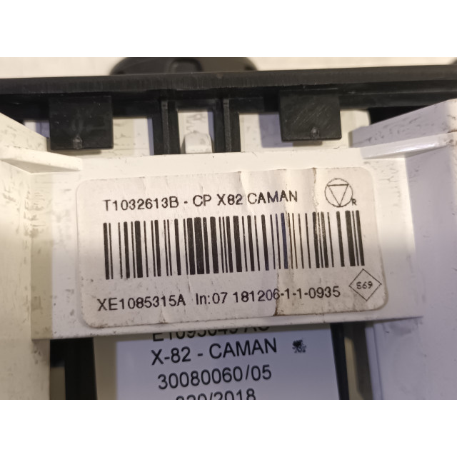 Heater control panel Vauxhall / Opel Vivaro (2016 - 2019) Van 1.6 CDTi BiTurbo 125 (R9M-452(R9M-D4))