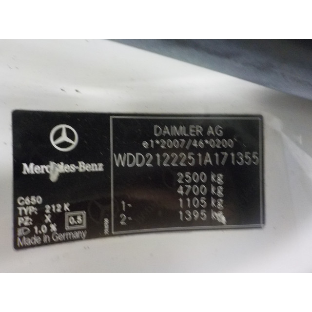 Heater fan motor Mercedes-Benz E Estate (S212) (2009 - present) Combi E-350 CDI V6 24V BlueEfficiency (OM642.850)