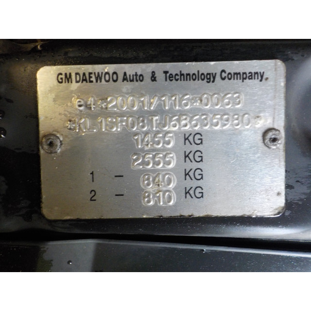 Heater fan motor Daewoo/Chevrolet Kalos (SF48) (2005 - 2008) Hatchback 1.2 (B12S1(Euro 4))