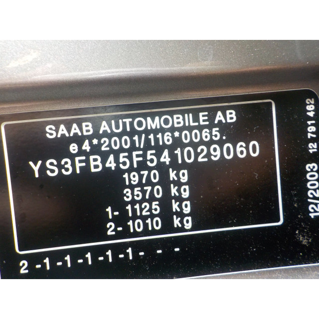 Steering rack Saab 9-3 II Sport Sedan (YS3F) (2002 - 2015) Sedan 1.8t 16V (B207E(Euro 5))