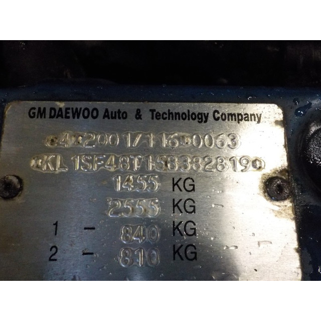 Resistance heater Daewoo/Chevrolet Kalos (SF48) (2005 - 2008) Hatchback 1.2 (B12S1(Euro 4))