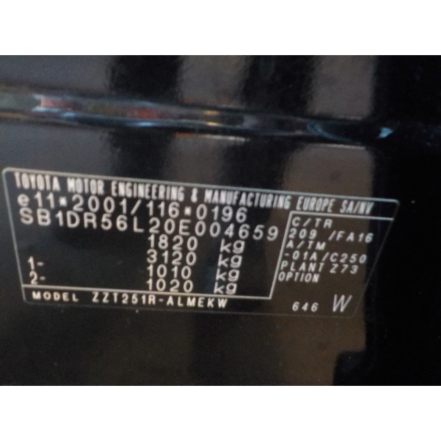 Heater control panel Toyota Avensis (T25/B1B) (2003 - 2008) Sedan 1.8 16V VVT-i (1ZZFE)