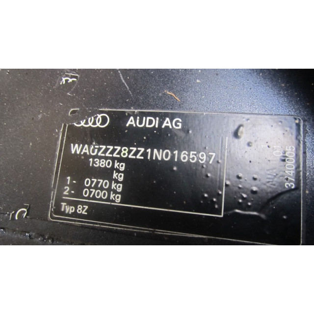 Shock absorber rear right Audi A2 (8Z0) (2000 - 2005) Hatchback 1.4 16V (AUA)