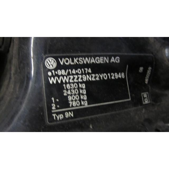 Caliper front left Volkswagen Polo IV (9N1/2/3) (2001 - 2009) Hatchback 1.9 SDI (ASY)