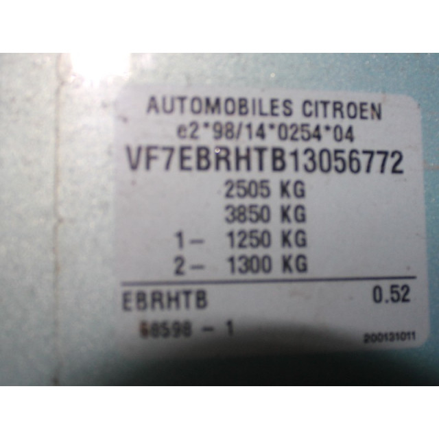 Locking mechanism door electric central locking front left Citroën C8 (EA/EB) (2003 - 2007) MPV 2.0 HDi 16V (DW10ATED4(RHM))