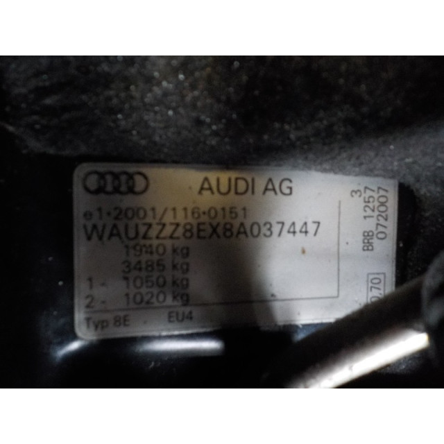 Intercooler radiator Audi A4 (B7) (2004 - 2008) Sedan 1.9 TDI (BRB)