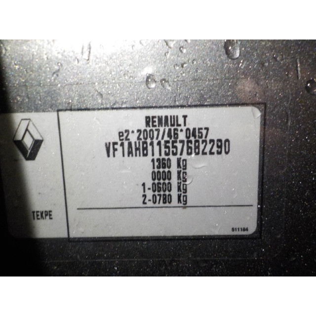 Indicator switch Renault Twingo III (AH) (2014 - present) Hatchback 5-drs 1.0 SCe 70 12V (H4D-400(H4D-A4))