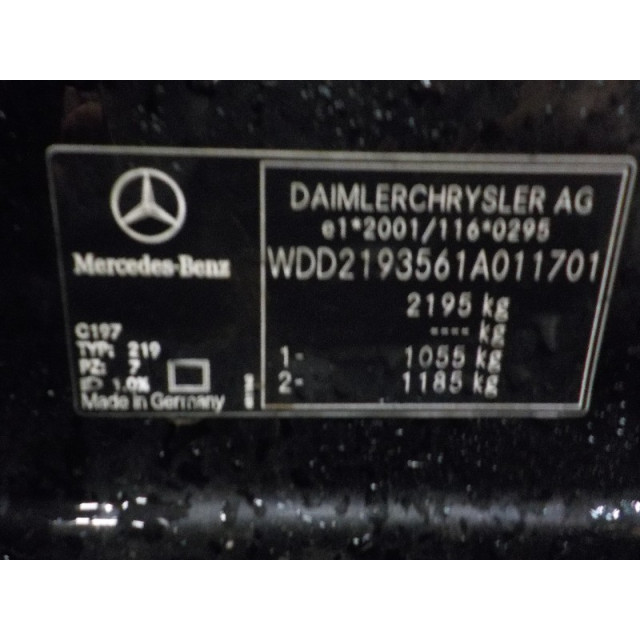 Air conditioning radiator Mercedes-Benz CLS (C219) (2004 - 2010) Sedan 350 3.5 V6 18V (M272.964)
