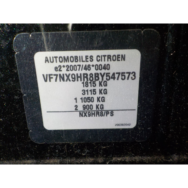 Gearbox automatic Citroën DS4 (NX) (2011 - 2015) Hatchback 1.6 e-Hdi 16V 110 (DV6C(9HR))
