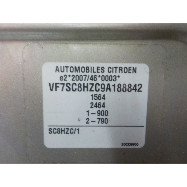 Headlight height adjustment switch Citroën C3 (SC) (2009 - 2016) Hatchback 1.4 HDi (DV4TD(8HZ))