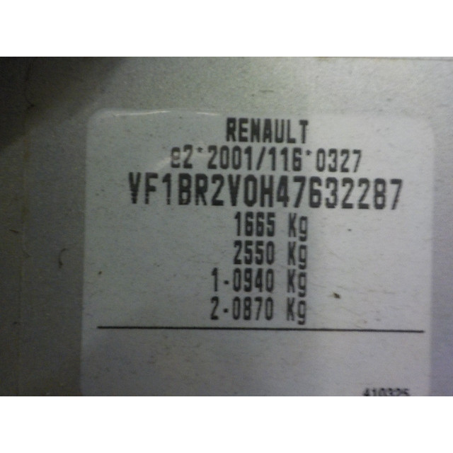 Indicator switch Renault Clio III (BR/CR) (2010 - 2012) Hatchback 1.5 dCi 75 FAP (K9K-770)