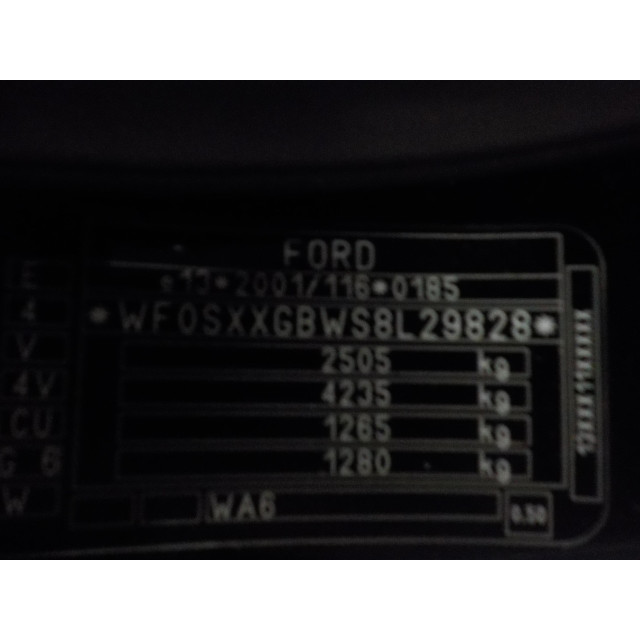 Rear windscreen wiper Ford S-Max (GBW) (2006 - 2014) MPV 2.0 TDCi 16V 136 (UKWA(Euro 5))