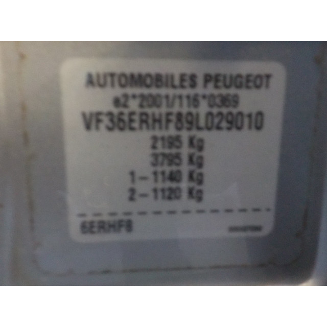 Engine Peugeot 407 SW (6E) (2008 - 2010) Combi 2.0 HDiF 16V (DW10BTED4(RHF))