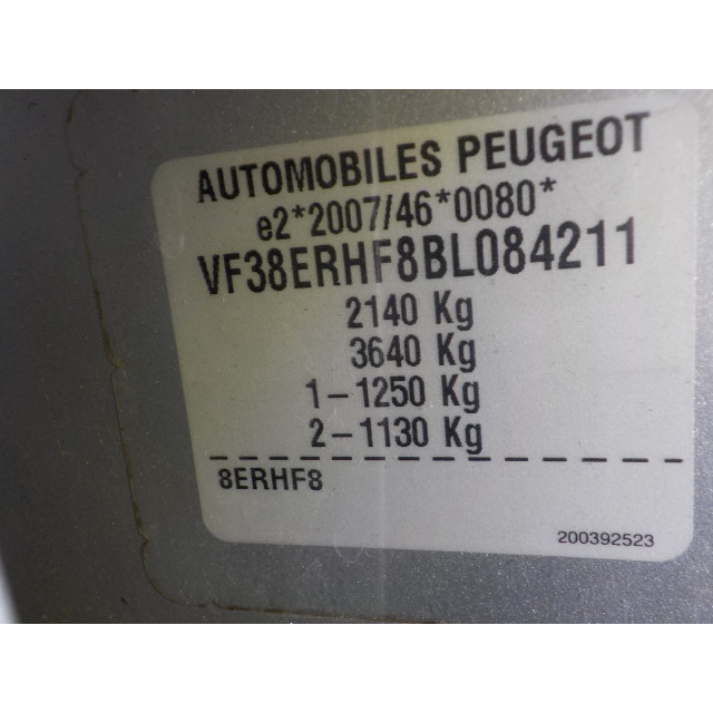 Strut rear right Peugeot 508 SW (8E/8U) (2010 - 2018) Combi 2.0 HDiF 16V (DW10BTED4(RHF))