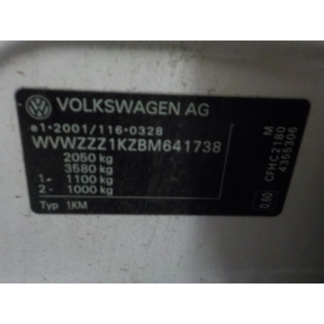 Engine management computer Volkswagen Golf VI Variant (AJ5/1KA) (2009 - 2013) Combi 2.0 GTD 16V (CFHC(Euro 5))