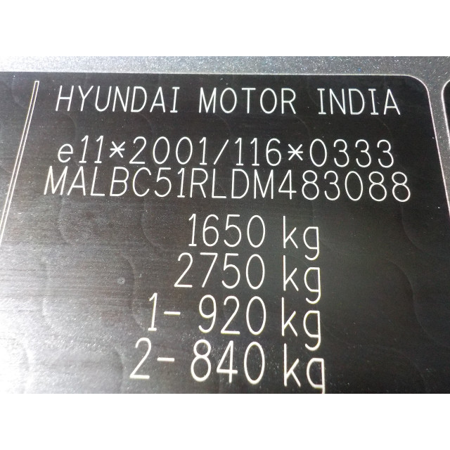 Locking mechanism door electric central locking front right Hyundai i20 (2008 - 2015) Hatchback 1.4 CRDi 16V (D4FC)