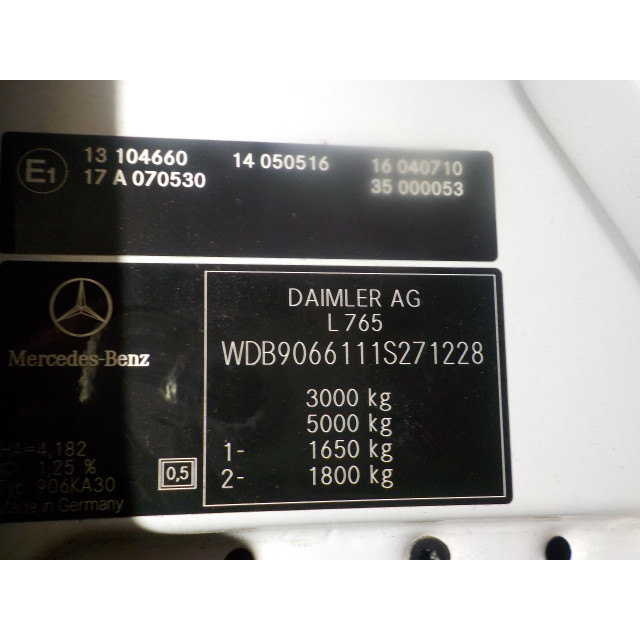 Abs pump Mercedes-Benz Sprinter 3/5t (906.63) (2008 - 2009) Sprinter 3.5t (906.63) Van 311 CDI 16V 4x4 (OM646.985)