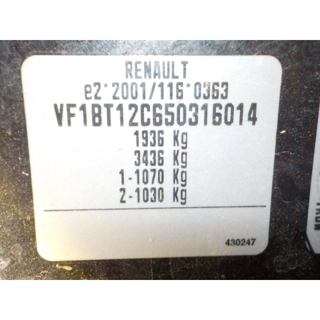 Heater control panel Renault Laguna III (BT) (2007 - 2015) Hatchback 5-drs 1.5 dCi 110 (K9K-846(K9K-R8))