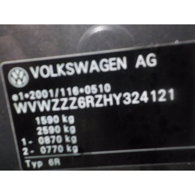 Cooling fan motor Volkswagen Polo V (6R) (2014 - present) Polo (6R) Hatchback 1.2 TSI 16V BlueMotion Technology (CJZC)