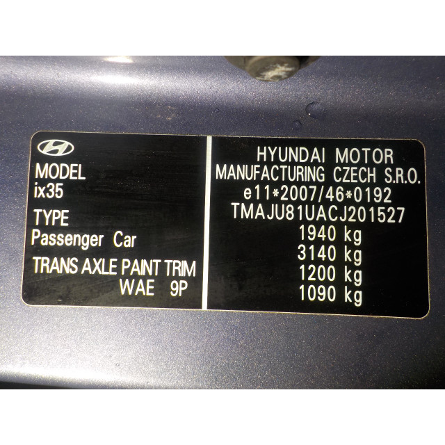 Resistance heater Hyundai iX35 (LM) (2010 - 2015) SUV 1.7 CRDi 16V (D4FD)