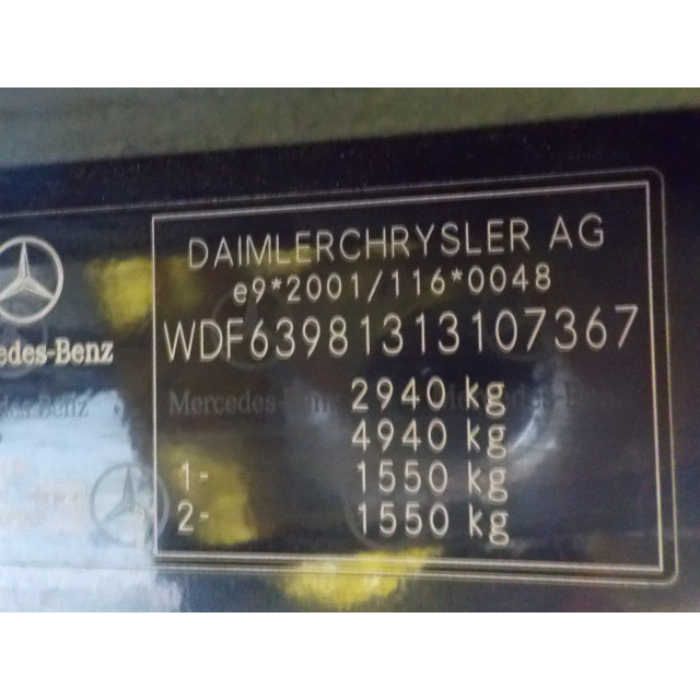 Alternator Mercedes-Benz Viano (639) (2003 - 2010) MPV 2.2 CDI 16V (OM646.982)