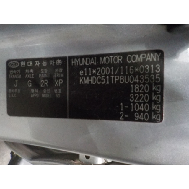 Electric window mechanism front left Hyundai i30 (FD) (2007 - 2012) i30 Hatchback 1.6 CRDi 16V VGT HP (D4FB)