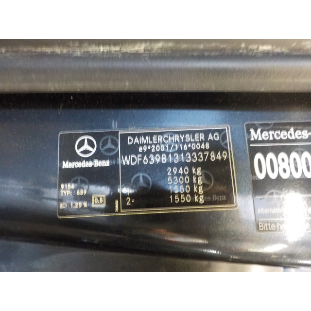 Caliper front right Mercedes-Benz Viano (639) (2006 - 2010) MPV 3.0 CDI V6 24V (OM642.990)