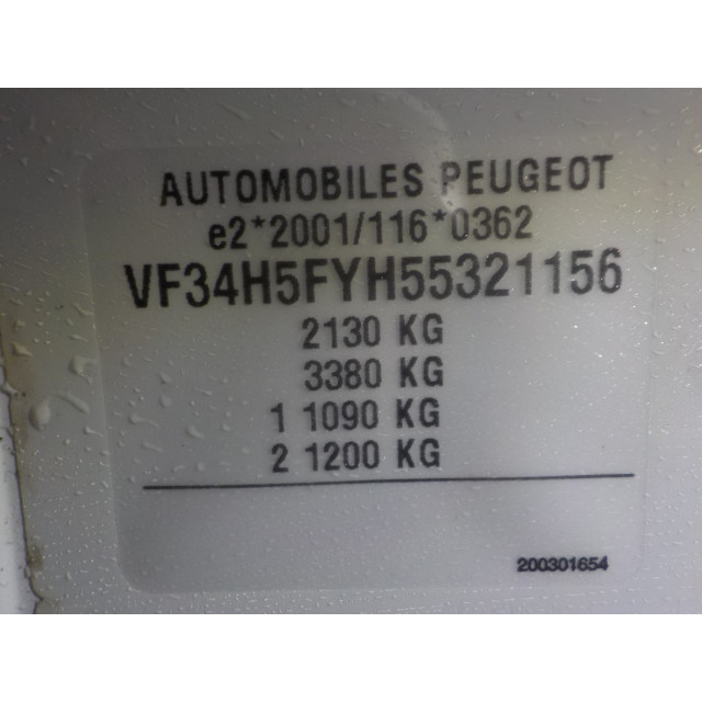 Bonnet Peugeot 308 SW (4E/H) (2008 - 2014) Combi 5-drs 1.6 16V THP 175 (EP6DTS(5FY))