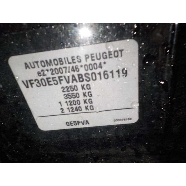Cruise control operation Peugeot 5008 I (0A/0E) (2009 - 2017) MPV 1.6 THP 16V (EP6CDT(5FV))