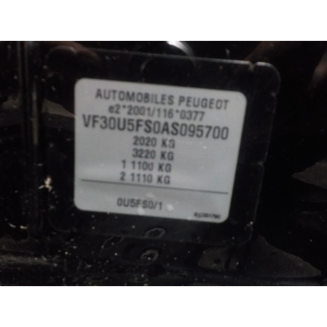 Resistance heater Peugeot 3008 I (0U/HU) (2009 - 2016) MPV 1.6 VTI 16V (EP6C(5FS))