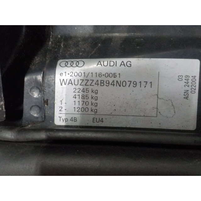 Gearbox automatic Audi A6 Avant Quattro (C5) (2001 - 2005) A6 Avant (C5) Combi 3.0 V6 30V Quattro (ASN)