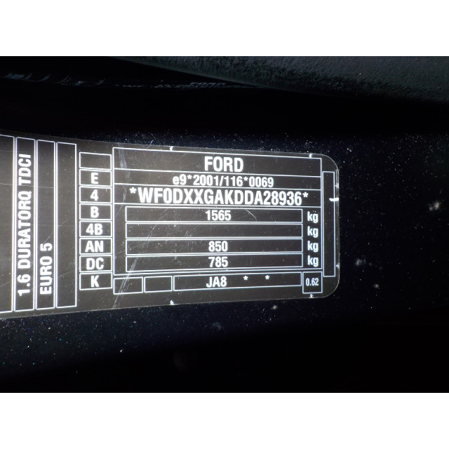 Radio control Ford Fiesta 6 (JA8) (2010 - 2015) Hatchback 1.6 TDCi 95 (T3JA(Euro 5))