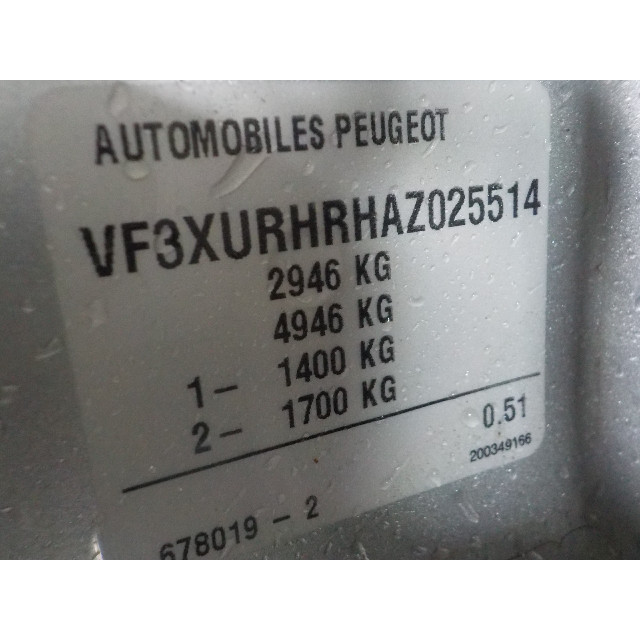 Resistance heater Peugeot Expert (G9) (2007 - 2011) Van 2.0 HDi 140 16V (DW10BTED4(RHR))