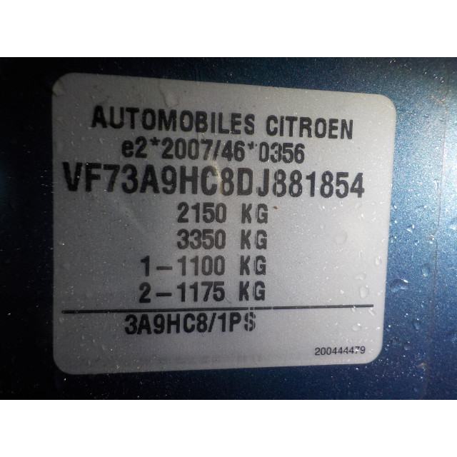Control panel miscellaneous Citroën C4 Grand Picasso (3A) (2013 - 2018) MPV 1.6 HDiF, Blue HDi 115 (DV6C(9HC))