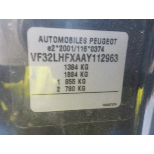 Control panel electric windows Peugeot 206+ (2L/M) (2009 - 2013) Hatchback 1.1 XR,XS (TU1A(HFX))