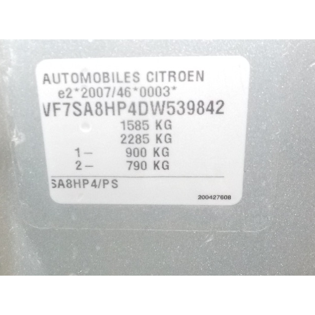 Heater fan motor Citroën DS3 (SA) (2010 - 2015) Hatchback 1.4 HDi (DV4C(8HP))