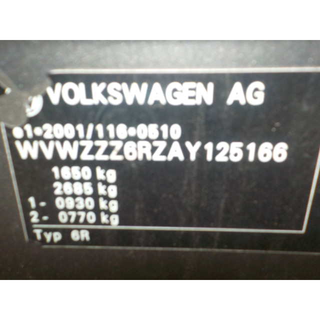 Wiper mechanism front Volkswagen Polo V (6R) (2009 - 2014) Hatchback 1.6 TDI 16V 75 (CAYA(Euro 5))