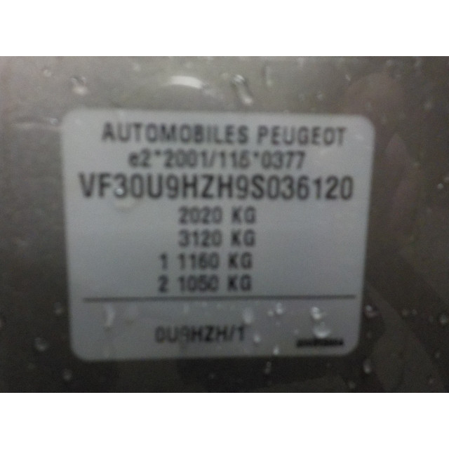 Heater control panel Peugeot 3008 I (0U/HU) (2009 - 2016) MPV 1.6 HDiF 16V (DV6TED4.FAP(9HZ))