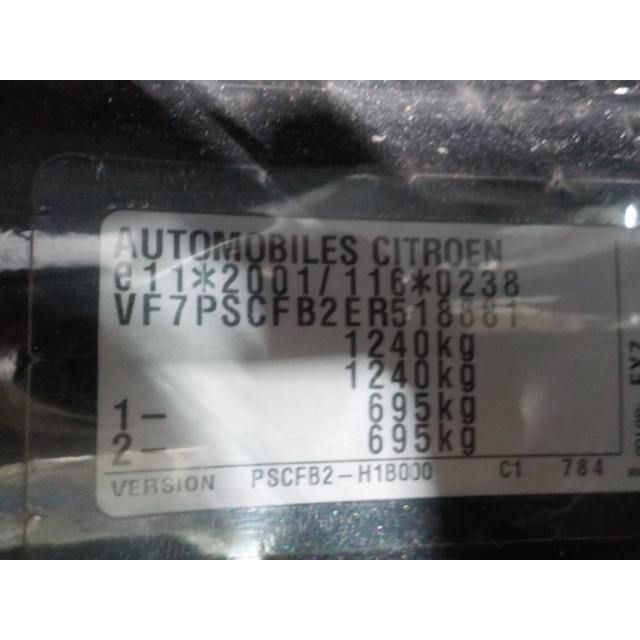 Indicator switch Citroën C1 (2014 - present) Hatchback 1.0 Vti 68 12V (1KR-FE(CFB))