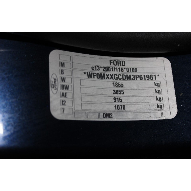 Rear windscreen wiper motor Ford Focus C-Max (2003 - 2007) MPV 1.6 16V (HWDB(Euro 4))