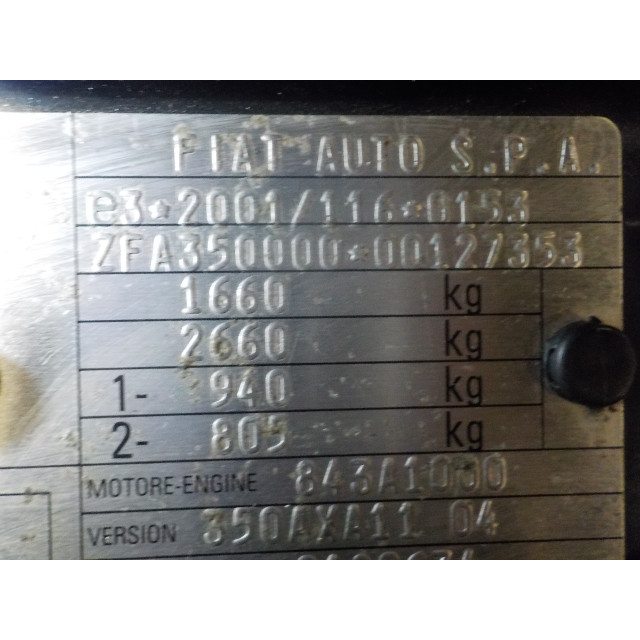 Air conditioning pump Fiat Idea (350AX) (2004 - 2012) MPV 1.4 16V (843.A.1000)