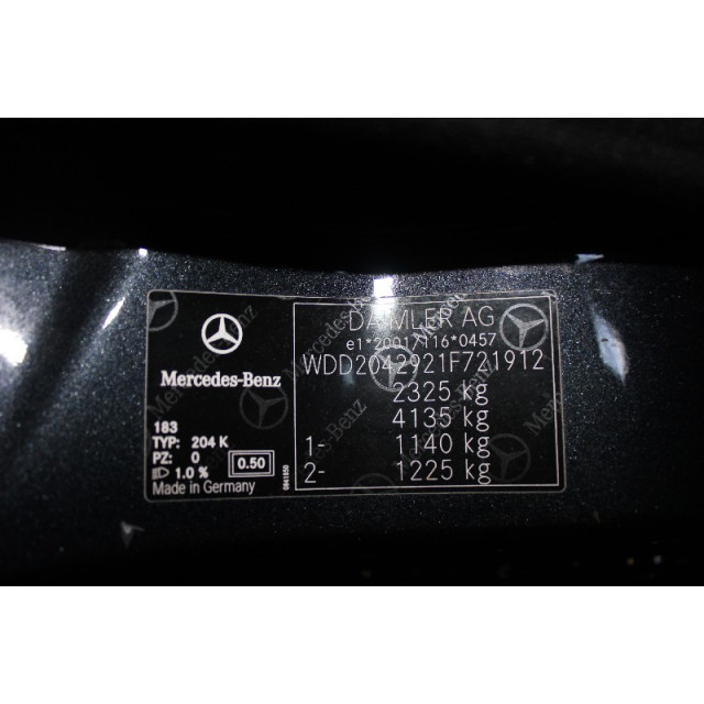 Locking mechanism door electric central locking rear left Mercedes-Benz C Estate (S204) (2009 - present) Combi 3.0 C-350 CDI V6 24V 4-Matic (OM642.832)